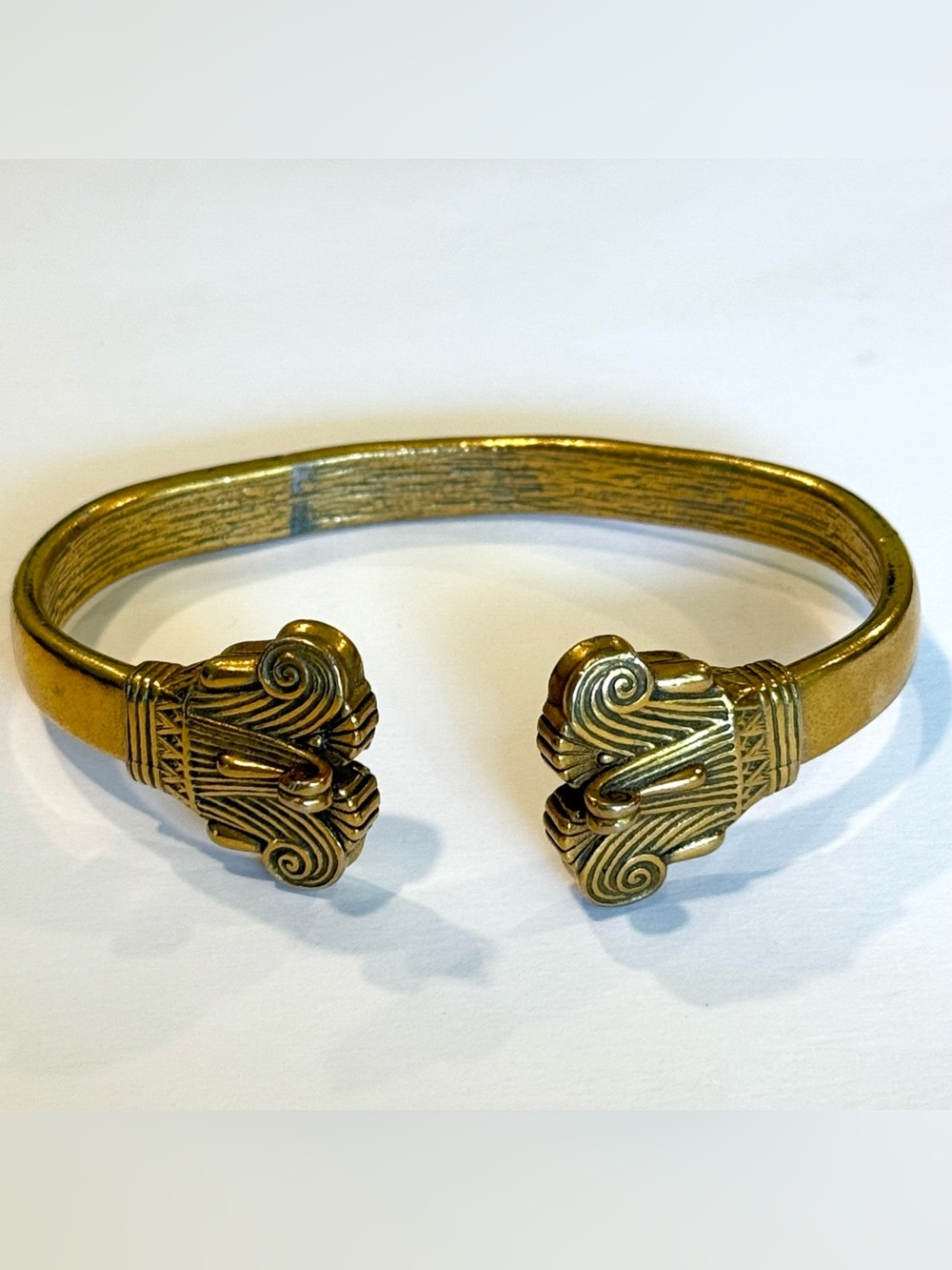 Vintage Bracelet Heritage Museum Reproductions Egyptian  Signed Chunky HMR CMA - Picture 8 of 13